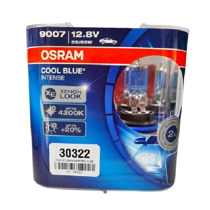 Kit Halógeno Osram 9007CBI 9007 HB5 12V 55/65W 4200K