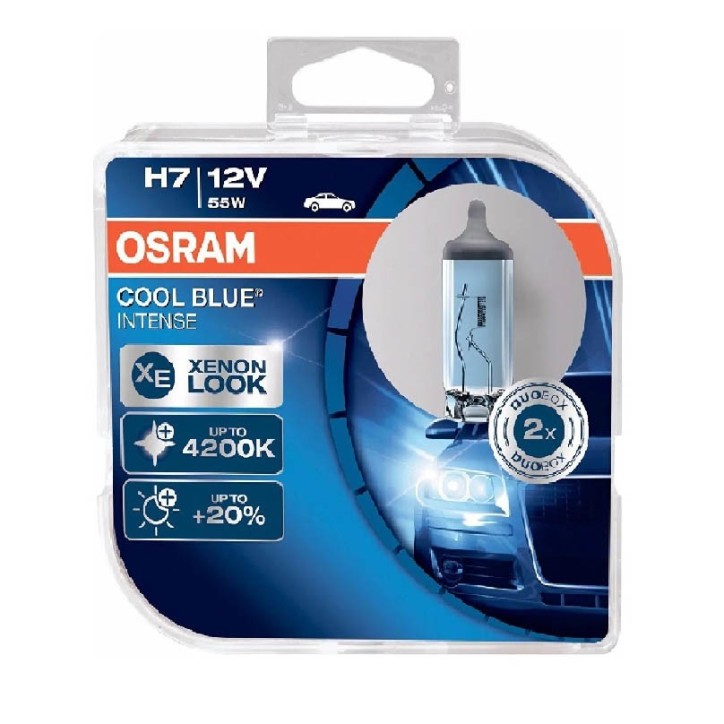 Kit Halógeno Osram 64210CB H7 12V 55W 4000K