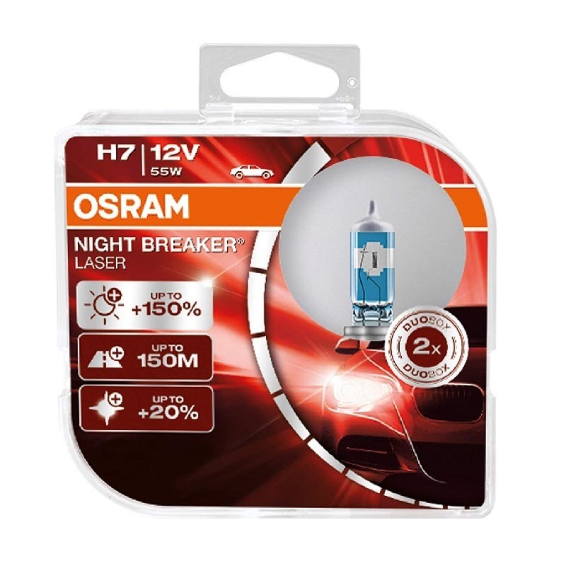 Kit Halógeno Osram 64210NB H7 12V 55W 3600K