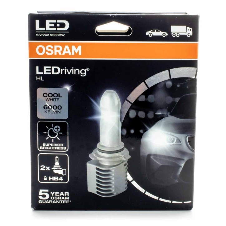 Kit Led Sylvania 9006SL.BX2 9006 HB4 12V 12W 6000K