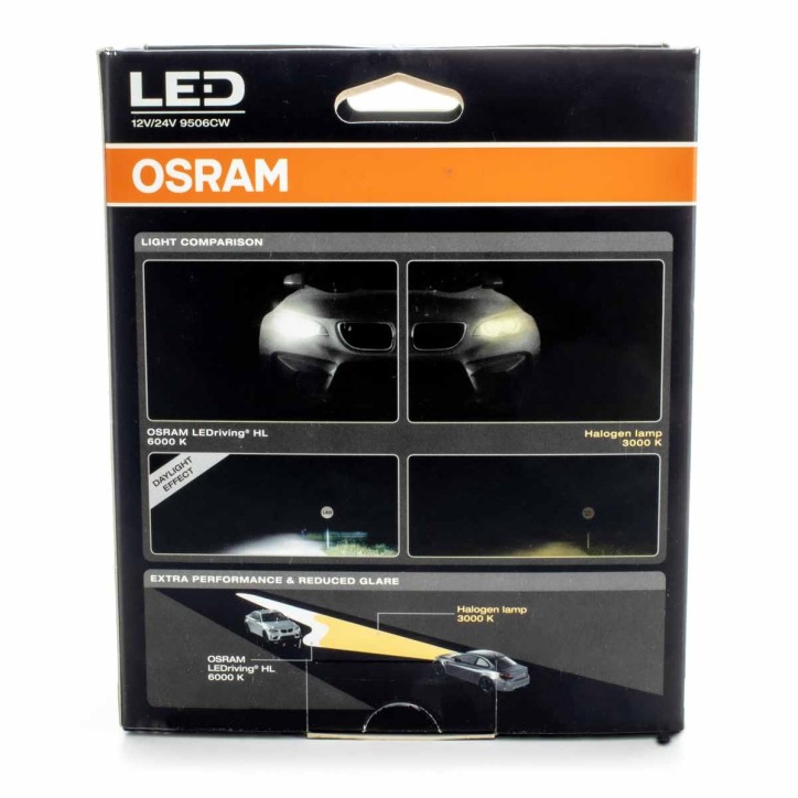 Kit Led Sylvania 9006SL.BX2 9006 HB4 12V 12W 6000K