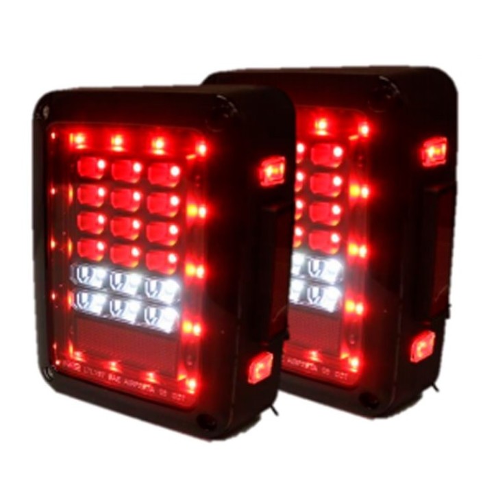 Kit Calaveras Led de Puntos Alfa p/Jeep Wrangler Rubicon 02