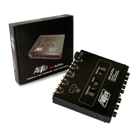 Preamplificador Alfa 12V RMS EQ 5 bandas CRSVR 2 vías