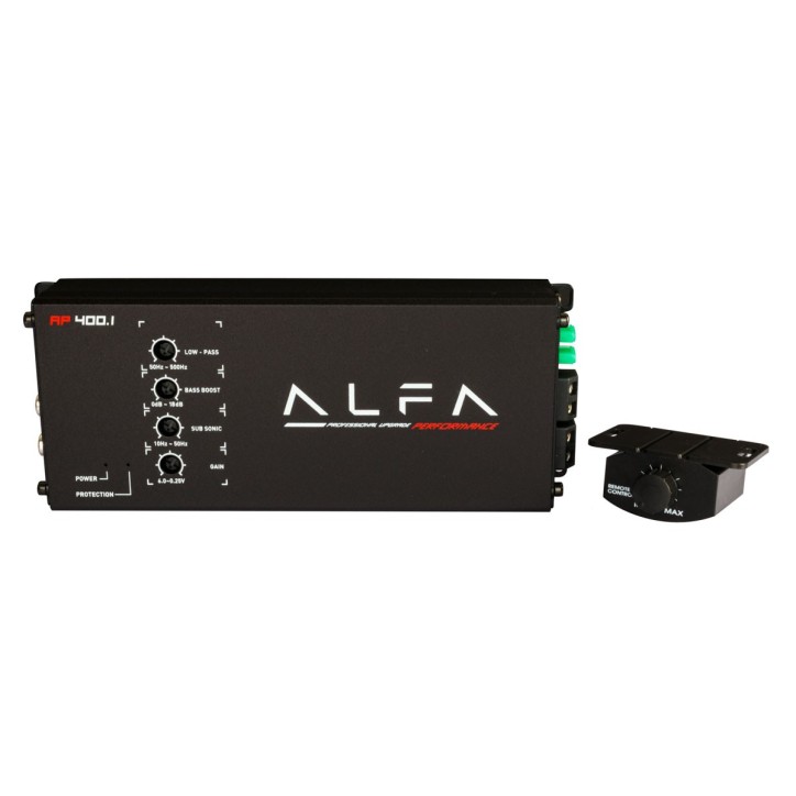 Amplificador Alfa Mini Marino PowerSports 1 Canal 65W PMPO