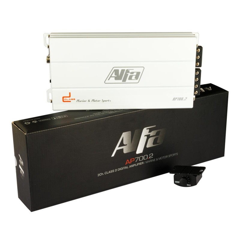 Amplificador Alfa 2 Canales 700W PMPO