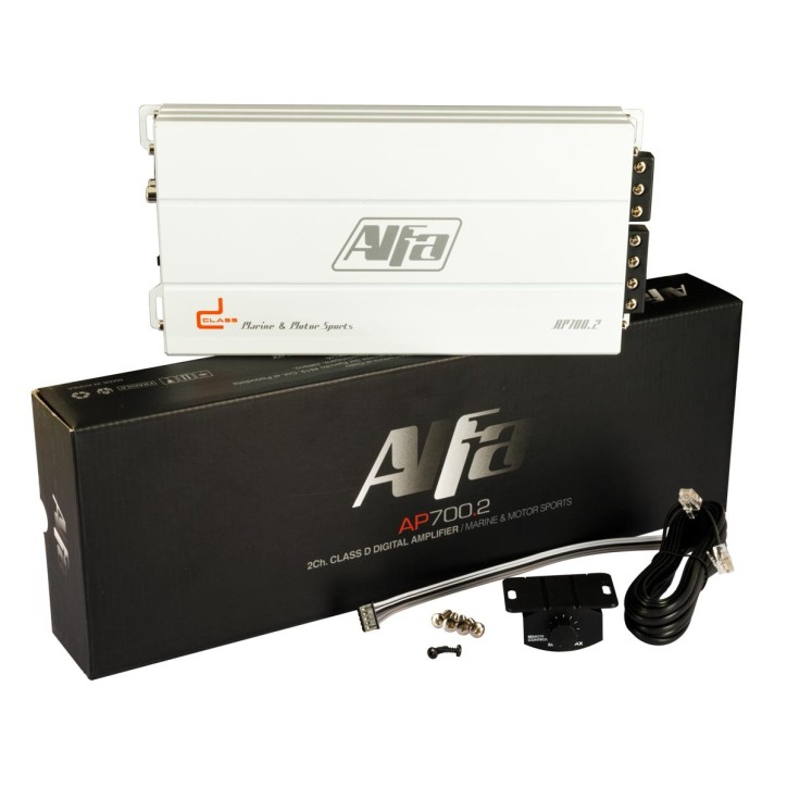 Amplificador Alfa 2 Canales 700W PMPO