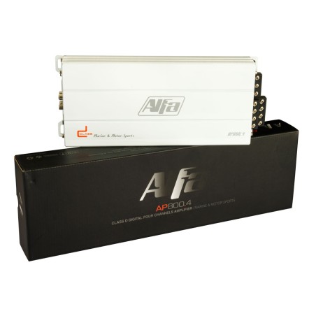 Amplificador Alfa 4 Canales 380W PMPO