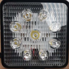 Kit Faro Led Alfa Cuadrado Slim 9 Leds 27W 9/32V