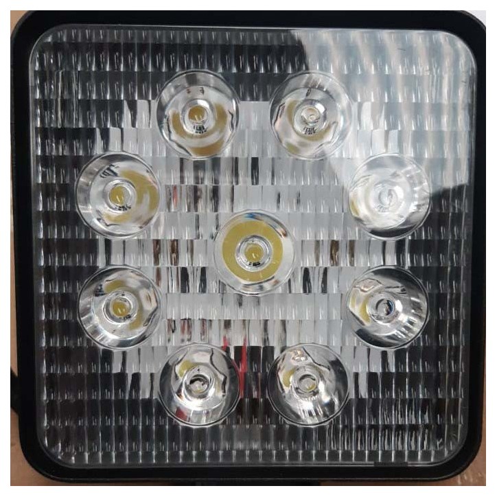 Kit Faro Led Alfa Cuadrado Slim 9 Leds 27W 9/32V