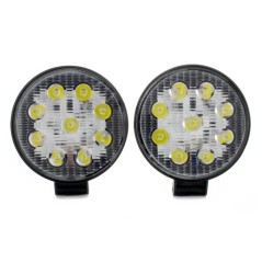 Kit Faro Led Alfa Redondo 9 Leds 27W 9/32V