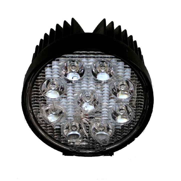 Faro Led Alfa Redondo 9 Leds 27W 9/32V