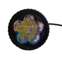 Faro Led Alfa Redondo Flor 3.5" 6 Leds 3Wc/u 18W 9/32V