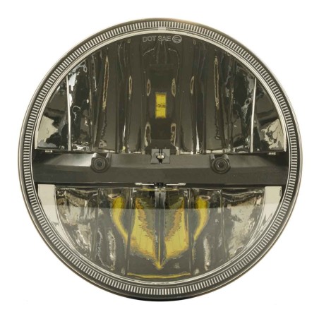 Faro Led Cree Alfa Redondo 7" Liso 60W 9/32V p/Jeep