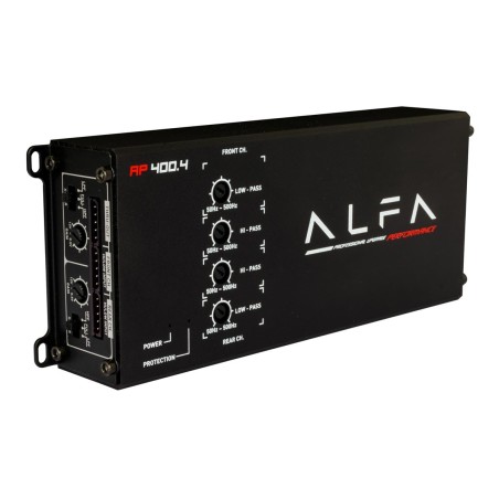 Amplificador Alfa Mini Marino PowerSports 4 Canal 180W PMPO