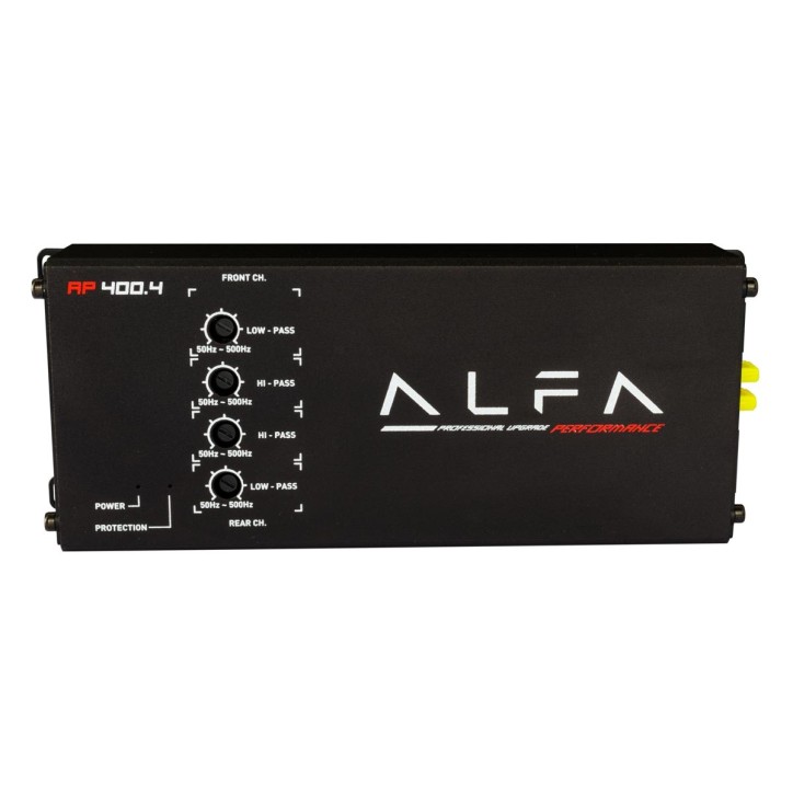 Amplificador Alfa Mini Marino PowerSports 4 Canal 180W PMPO