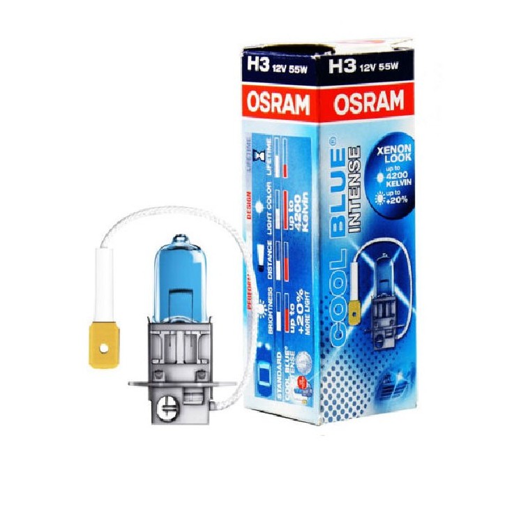 Foco Halógeno Osram H3 12V 55W 6000K