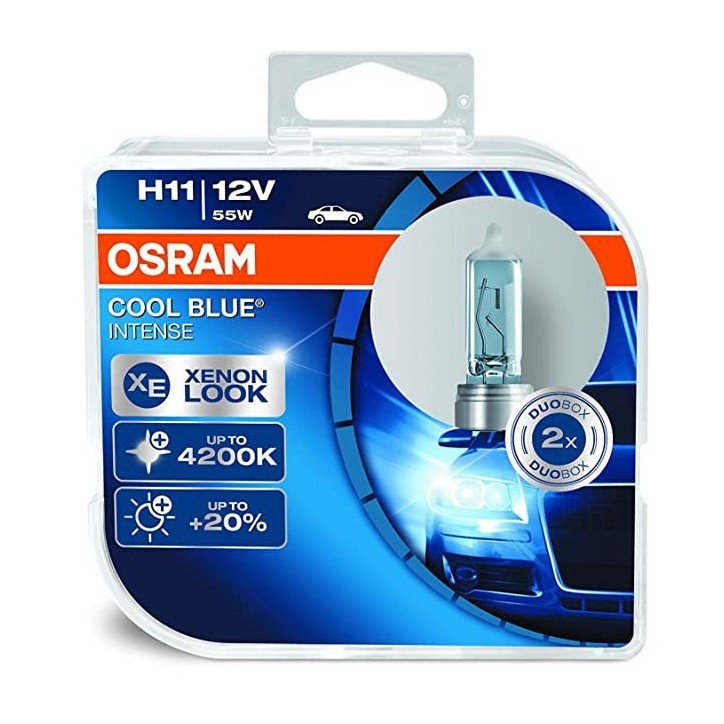 Kit Miniatura led Osram 64211CBI H11 12V 62W 3850K