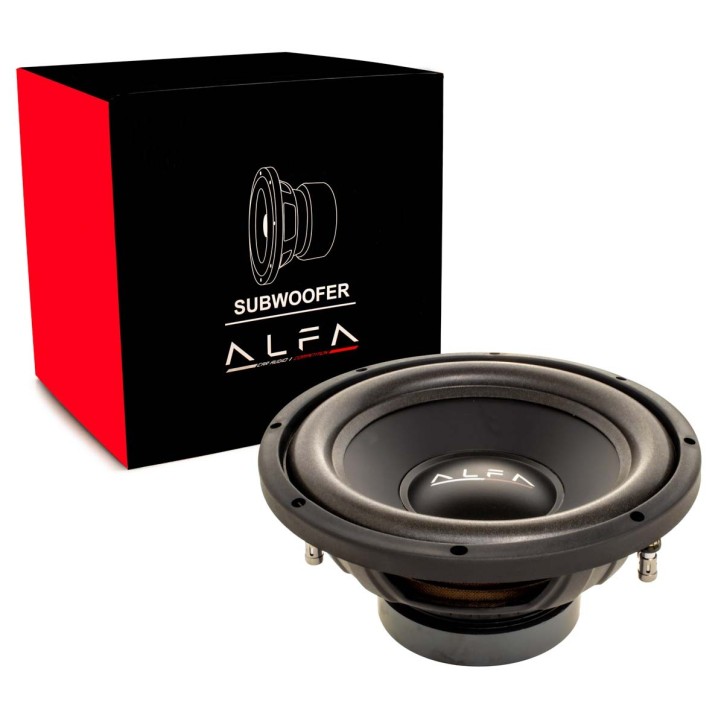 Subwoofer Alfa CT 10in 300W RMS Dual 2Ohm