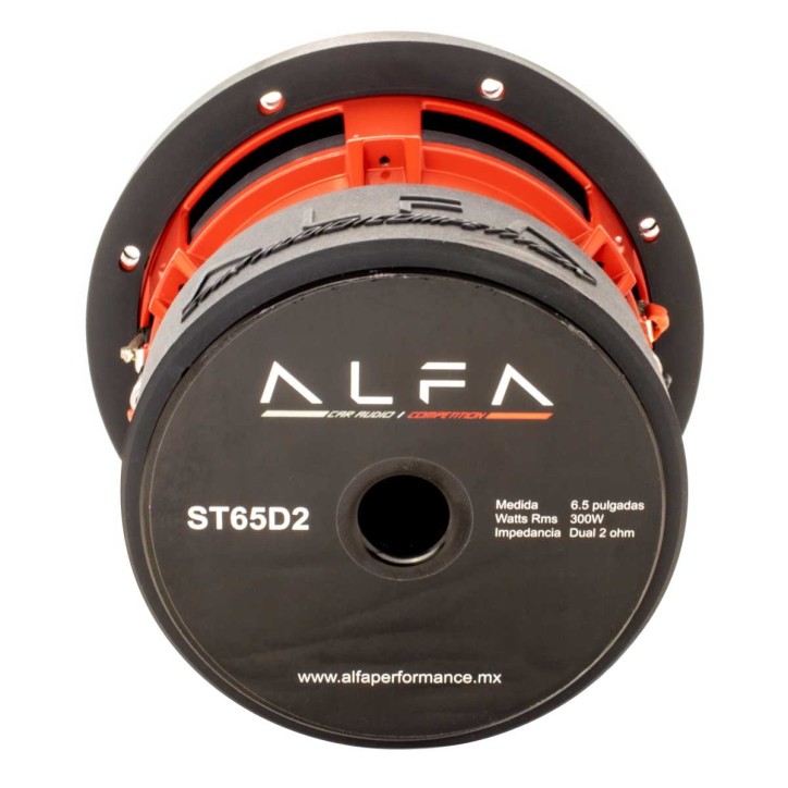 Subwoofer Alfa ST 6.5in 300W RMS Dual 2Ohm